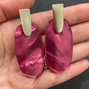 Kendra Scott Aragon Earrings Berry Illusion